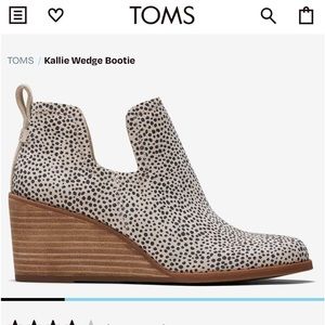 Brand new TOMS Wedges size 8